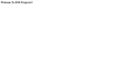 Screenshot preview of dmprojects.xyz