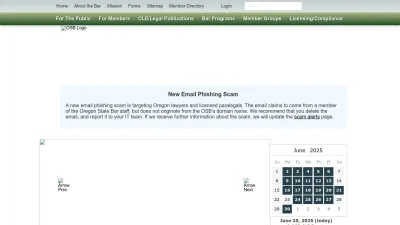 Screenshot preview of osbar.org