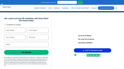 Screenshot preview of smartstartinc.com