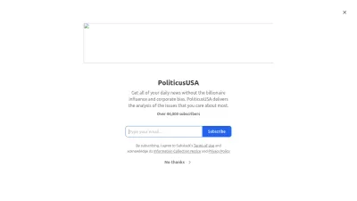 Screenshot preview of politicususa.com