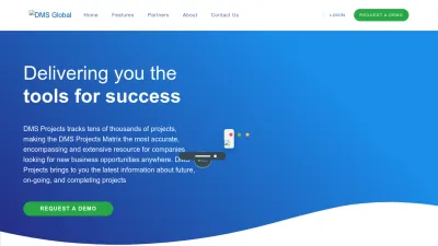 Screenshot preview of dmsprojects.net