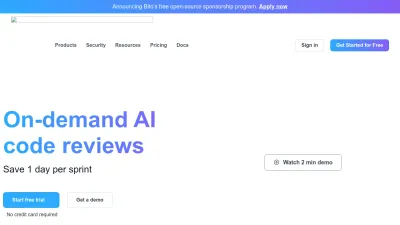Screenshot preview of bito.ai