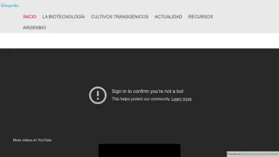 Screenshot preview of argenbio.org