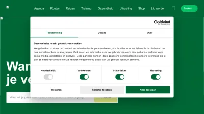 Screenshot preview of wandel.nl