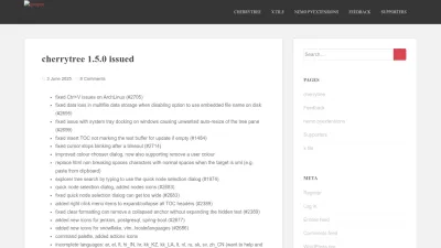 Screenshot preview of giuspen.com