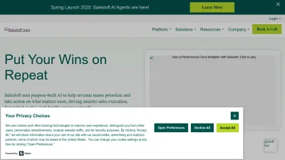 Screenshot of Salesloft.com