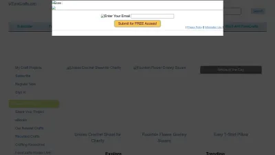 Screenshot preview of favecrafts.com