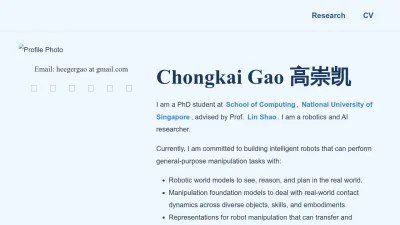 Screenshot preview of chongkaigao.com