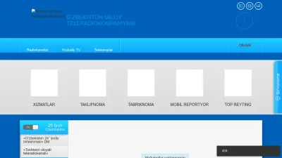 Screenshot preview of mtrk.uz