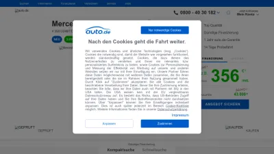 Screenshot preview of auto.de