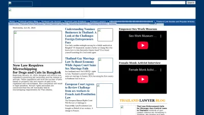 Screenshot preview of thailawforum.com