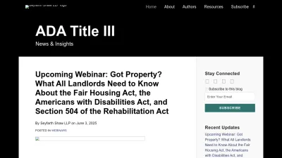 Screenshot preview of adatitleiii.com