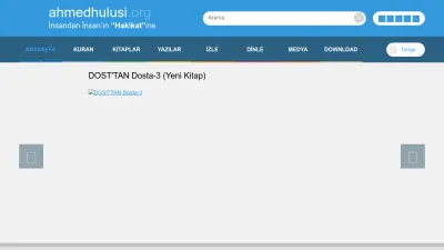 Screenshot preview of ahmedhulusi.org
