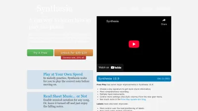 Screenshot preview of synthesia.app