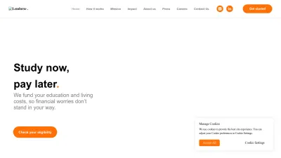 Screenshot preview of lendorse.com