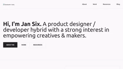 Screenshot preview of jansix.at