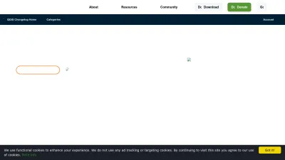 Screenshot preview of changelog.qgis.org