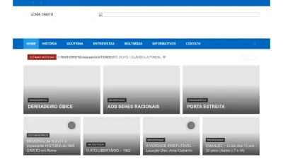 Screenshot preview of inricristo.org.br