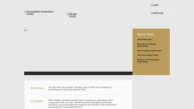 Screenshot preview of groups.psychology.org.au