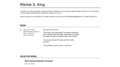 Screenshot preview of ritchiesking.com