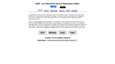Screenshot preview of isse.sourceforge.net