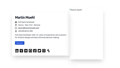 Screenshot preview of martinmuehl.com