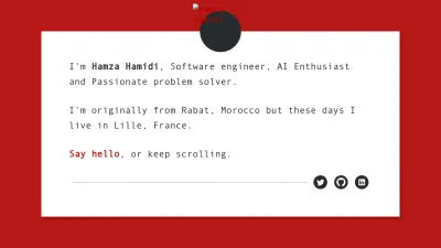 Screenshot preview of hamidihamza.com