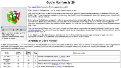 Screenshot preview of cube20.org