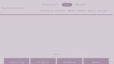 Screenshot preview of lbda.org