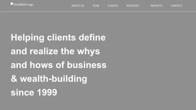 Screenshot preview of growthink.com