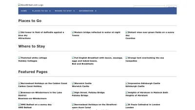 Screenshot preview of aboutbritain.com