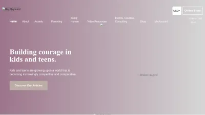 Screenshot preview of heysigmund.com