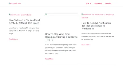 Screenshot preview of windowsloop.com