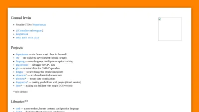 Screenshot preview of cirw.in