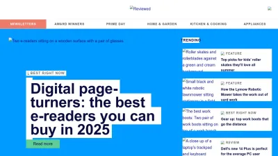 Screenshot preview of reviewed.com
