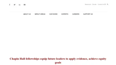 Screenshot preview of chapinhall.org