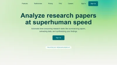 Screenshot preview of elicit.com