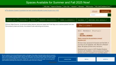 Screenshot preview of bsc.coop