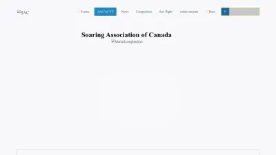 Screenshot preview of sac.ca