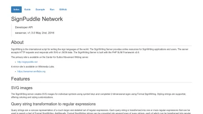 Screenshot preview of signpuddle.net