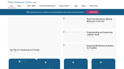 Screenshot preview of childdevelopmentinfo.com