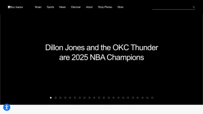 Screenshot preview of rocnation.com