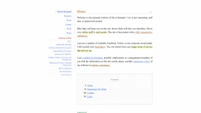 Screenshot preview of davisr.me