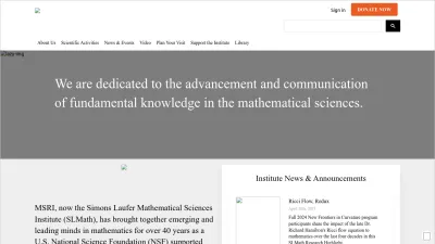 Screenshot of Slmath.org