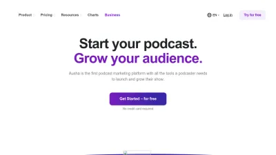 Screenshot preview of ausha.co