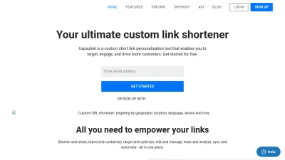 Screenshot of Capsulink.com