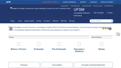 Screenshot preview of ufsm.br
