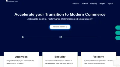 Screenshot preview of webscale.com