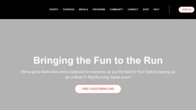 Screenshot of Runrocknroll.com