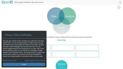 Screenshot of Openei.org